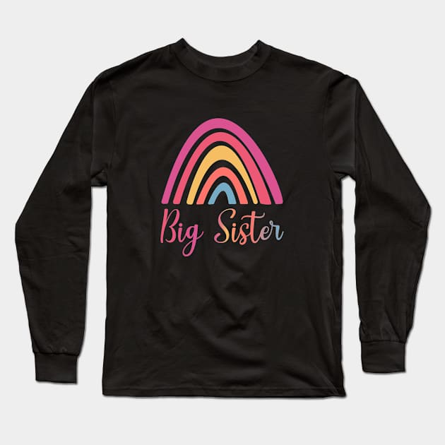 Big Sister (pinks) Long Sleeve T-Shirt by NickiPostsStuff